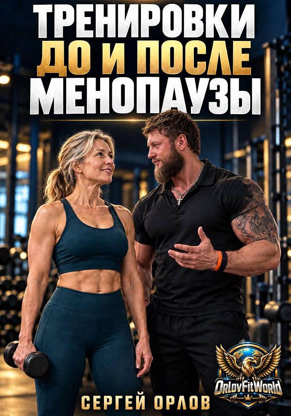 Обложка книги Тренировки до и после менопаузы